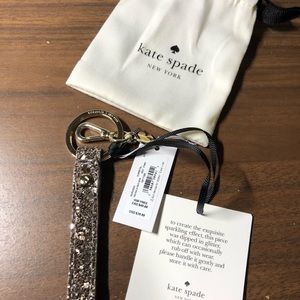 Kate Spade Glitter Keychain